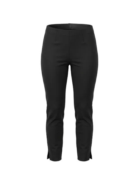 Seductive Sabrina slit-hem trousers Black 0954956955