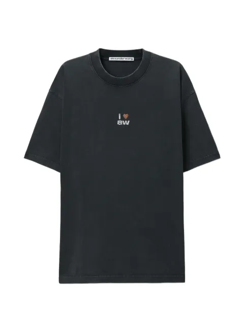 Alexander Wang graphic-print short-sleeve T-shirt Black UCC4261944