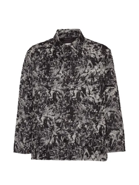 Henrik Vibskov Wheel textured-pattern jacket Black AW26STUDM616