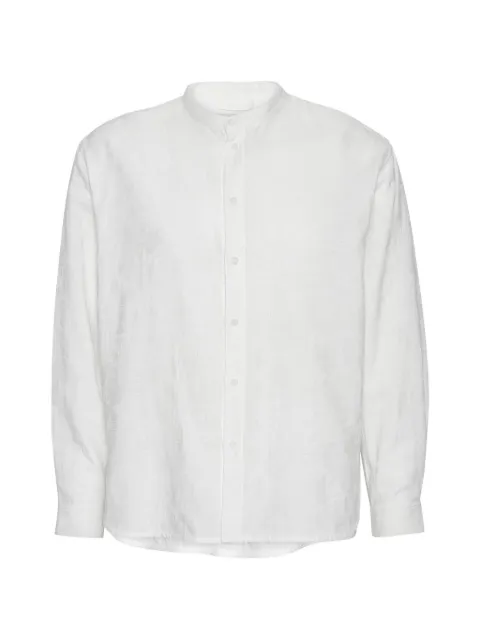 Henrik Vibskov Big Toad band-collar shirt White AW26STUDM211
