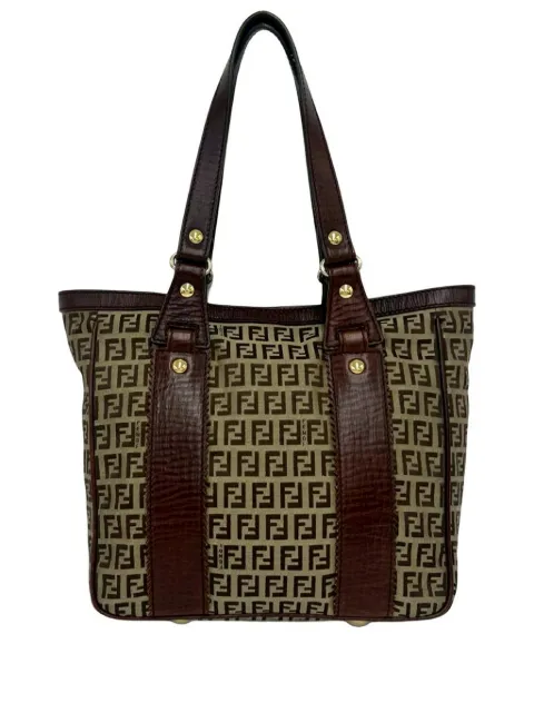 Fendi Pre-Owned 2000-2010 Zucchino Canvas tote bag Neutrals SVLFKD4EQRYDQ00Y