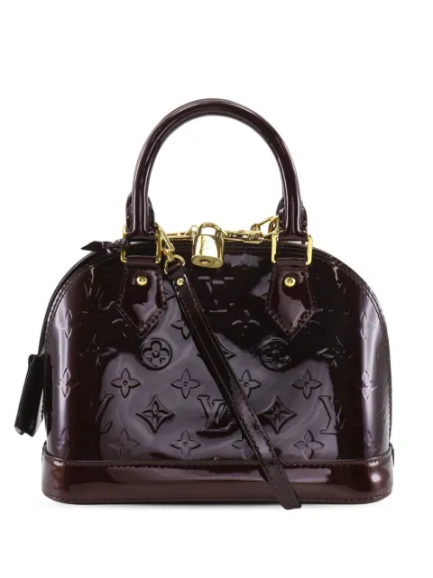 Louis Vuitton Pre-Owned 2012 Monogram Vernis Alma BB satchel Purple ML0IS3SFQR0XN34Z