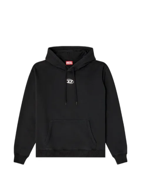 Diesel S-Norm logo-print hoodie Black A20446