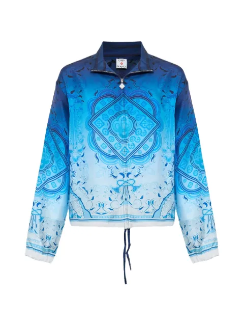 Casablanca blue gradient Egyptian Rug silk track jacket Blue WPF26JK46901