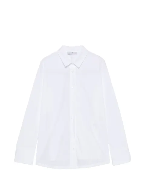 Why Ci long-sleeve button-down shirt White WH0412