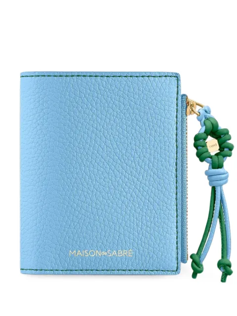 MAISON de SABRÉ Bifold leather wallet Blue WAFLBISKEM