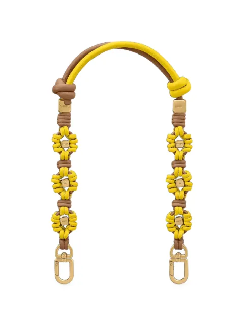 MAISON de SABRÉ Twist leather bag handle Yellow ACFLRODASA