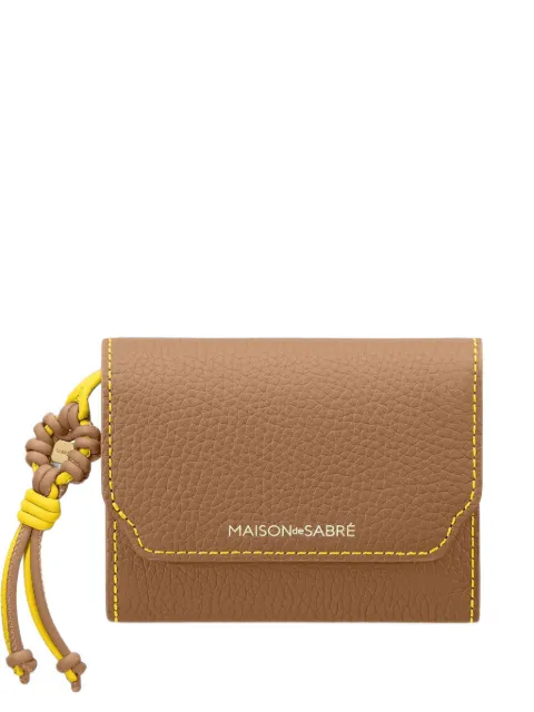MAISON de SABRÉ Trifold leather wallet Brown WAFLTRISADA