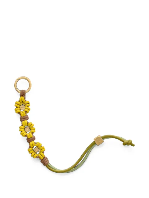 MAISON de SABRÉ Wristlet leather charm Yellow CHFLWRDASA