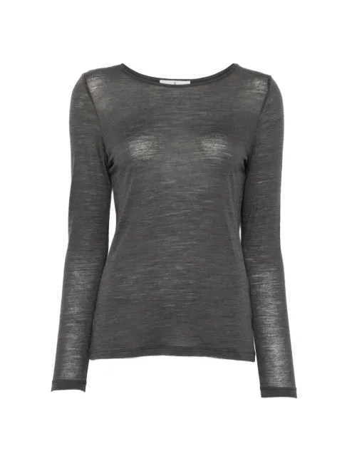 Why Ci long-sleeve top Grey 202602WH0010