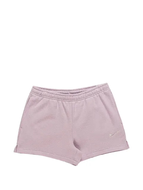 Nike Studio fleece mediumweight mid-rise shorts Pink IR8313