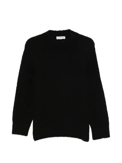 Laneus bouclé-knit sweater Black F6LAWOKN183