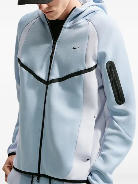 Nike Tech colour-block full-zip fleece windrunner jacket Blue IF1325