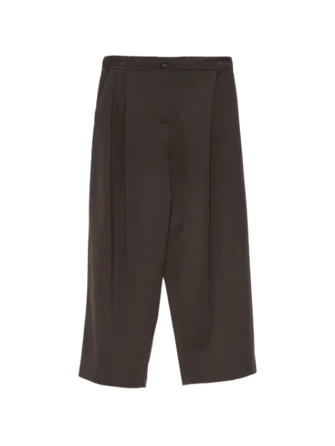 IMPERIAL wide-leg cropped trousers Brown P6L4MHZ