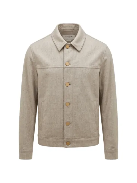 Jacob Cohën button-up wool jacket Brown H0125080S3679