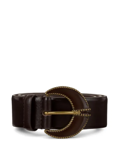 Ba&Sh Brendon crescent-buckle leather belt Brown 2H26BREN