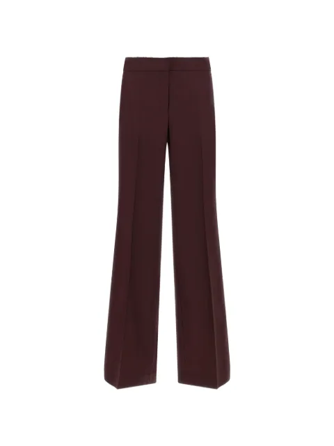 Gianluca Capannolo Laura raw-cut wide-leg trousers Purple 26IP4164007357