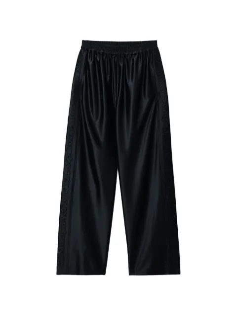 Alexander Wang embossed-logo track pants Black UCC4264458