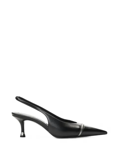 Alexander Wang slasher-zip slingback pumps Black 30426P007