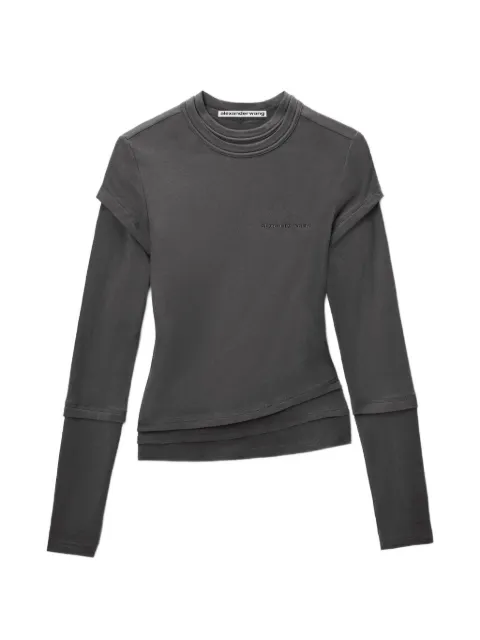 Alexander Wang layered LS top Grey 1CC2261287