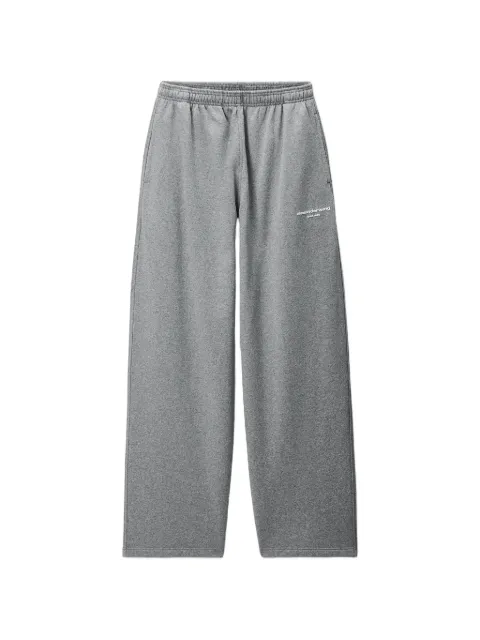 Alexander Wang logo-print track pants Grey UCC4264452