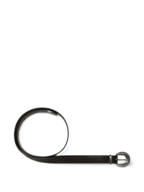 Sebago Hollis buckle leather belt Black 751285W