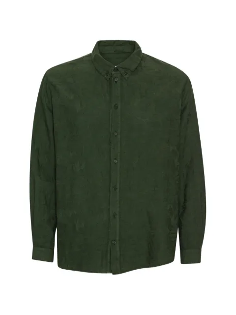 Henrik Vibskov Block jacquard cotton shirt Green AW26STUDM213