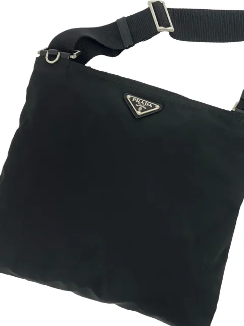Prada Pre-Owned 2013-2026 Tessuto Zip Top crossbody bag Black J5GH2GNB0844OP3A