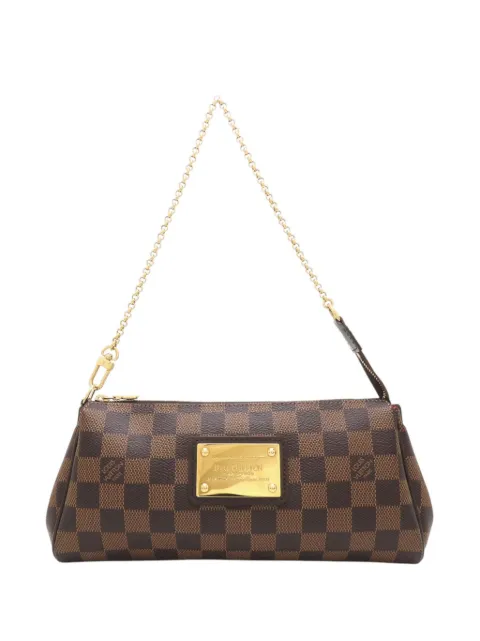 Louis Vuitton Pre-Owned 2012 Damier Ebene Eva satchel Brown N9CBH8JF9HO2INJ6