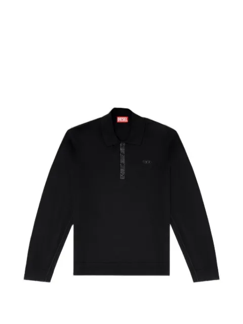 Diesel K-Vilnius logo-embroidered sweater Black A241800AGCF