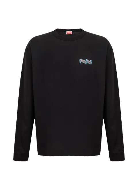 Kenzo Kenzo Jumping Tiger printed sweatshirt Black FG65TL3644SG