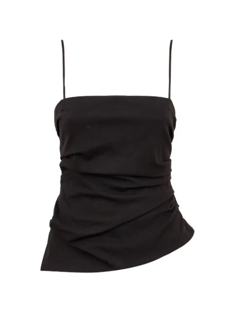 SIMKHAI Emerson ruched tank top Black 4262039CD