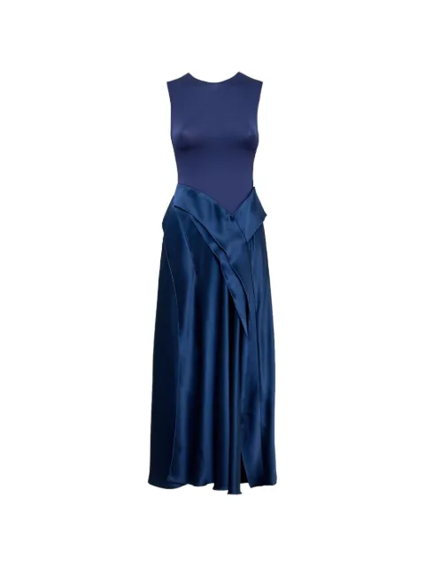 Acler Medici draped maxi dress Blue AD2604257D