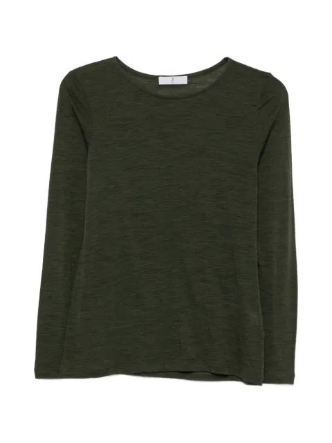 Why Ci long-sleeve top Green 202602WH0010