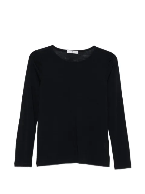 Why Ci long-sleeve top Blue 202602WH0010