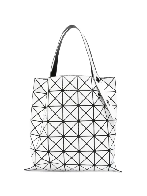 Bao Bao Issey Miyake geometric panel tote bag White BB68AG04701