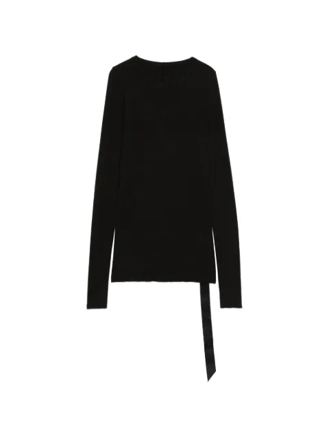 Rick Owens DRKSHDW long-sleeve cotton T-shirt Black DS02F6217RN09