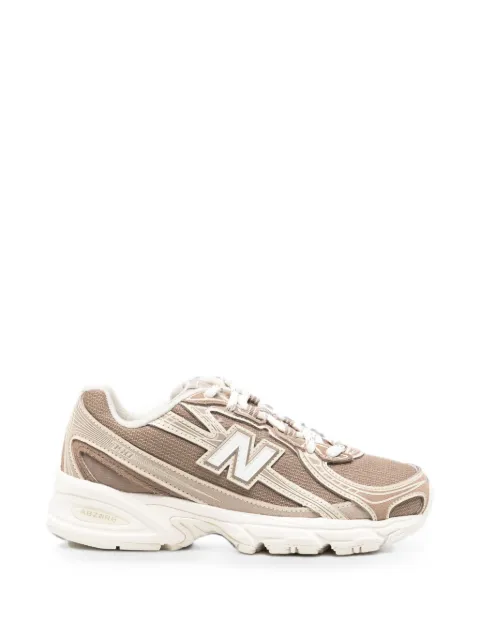 New Balance panelled logo-patch sneakers Brown U7403TR