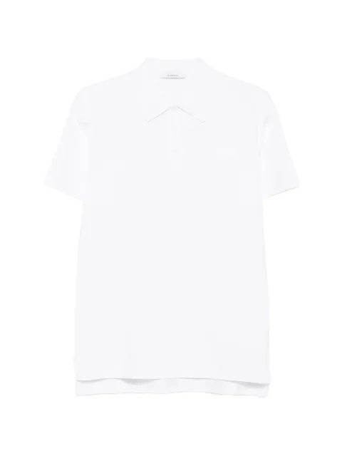 Givenchy logo-patch short-sleeve polo shirt White BML00G3YTX100
