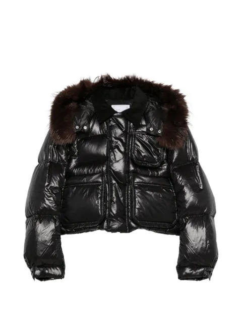 sacai double-breasted jacket Black 2608665001