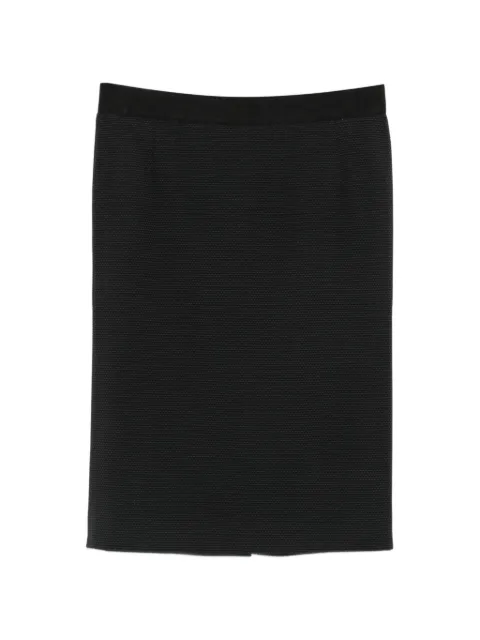 Dolce & Gabbana Pre-Owned 1990s zip-up pencil skirt Black DG250SAP