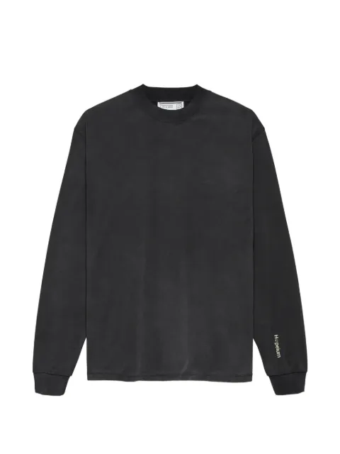 HOPEIUM Divorce slogan-print long-sleeve T-shirt Black 20262051001