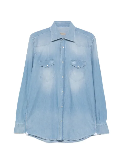 SARTORIO NAPOLI western-yoke faded shirt Blue SH296503COLLOTEXAS