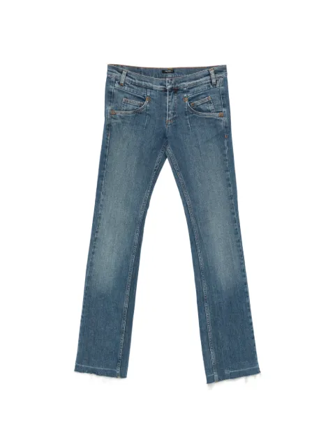 Miu Miu Pre-Owned 2000s raw-hem jeans Blue MM280VSA