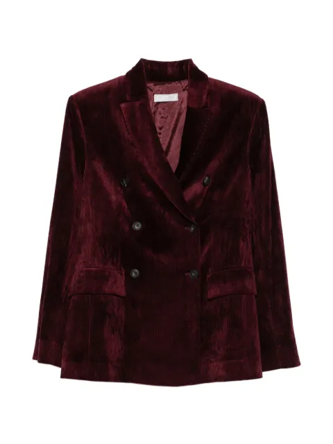 Antonelli Gravona double-breasted corduroy blazer Red M3104R362C