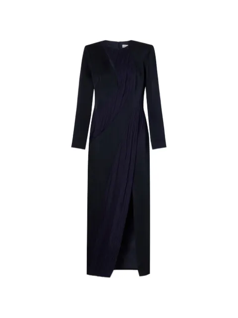Violante Nessi Fontana panelled maxi dress Blue CO06FOSBSCR