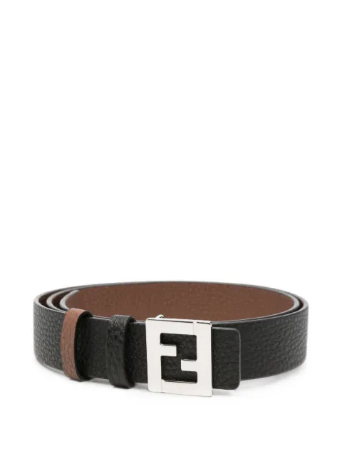 FENDI FF logo-buckle belt Brown 7C0565B12L