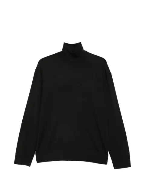 Laneus roll-neck wool sweater Black F6LAMATN025