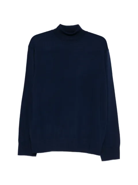 Laneus roll-neck wool sweater Blue F6LAMATN025