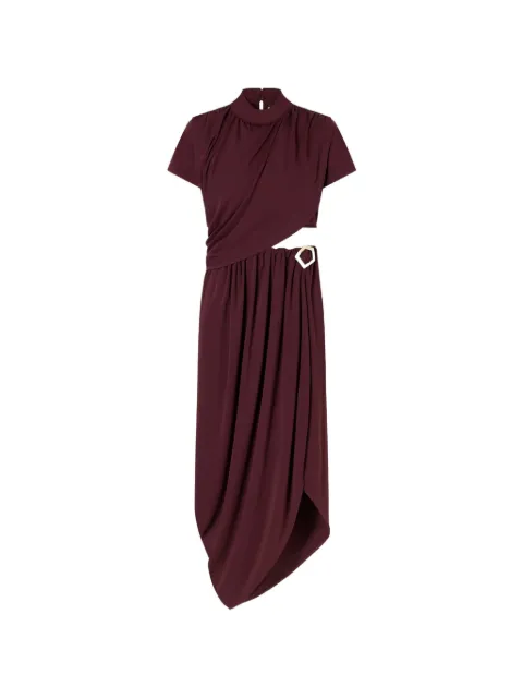 Violante Nessi Pagani buckle-detail dress Red CO06PAEJ